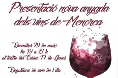 Presentació i tast de la nova anyada dels vins de Menorca