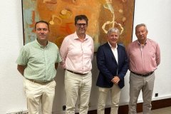 El conseller Jaume Bauzà rep els organitzadors de la fira Horeca Balears