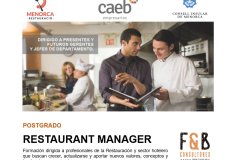 CAEB Menorca organitza un Postgrau de Restaurant Manager