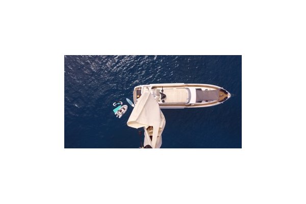 Dron to Yacht