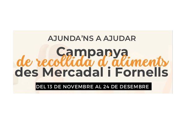 Campanya de recollida d’aliments des Mercadal i Fornells