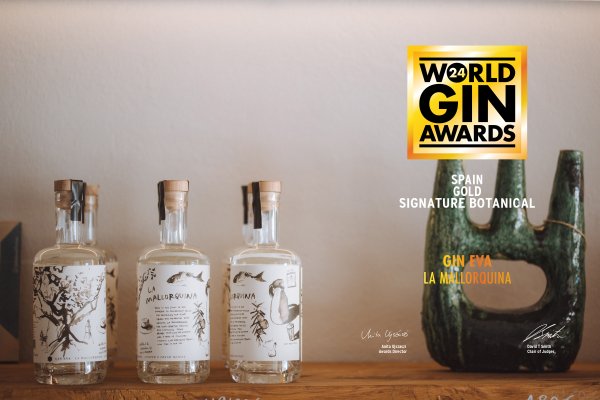 Gin Eva Mallorca reconocida por los World Gin Awards como la mejor productora de ginebra de España 