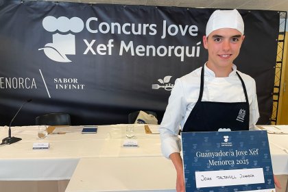 Joan Taltavull es proclama guanyador del concurs Jove Xef Menorquí 2025 celebrat a l’IES M. Àngels Cardona