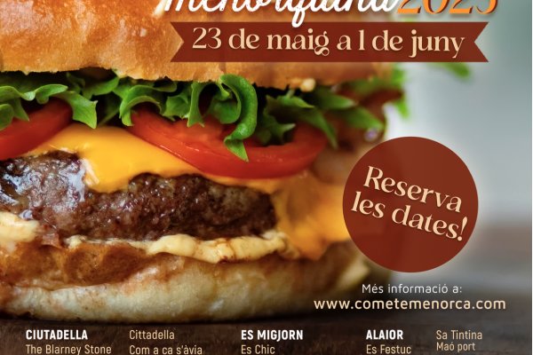 Aquest 2025 es celebra la V Ruta de l’Hamburguesa Vermella Menorquina amb 34 propostes 