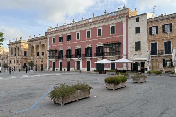 The pedestrianization of Born, from the point of view of the restaurant