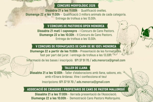 Menorca celebrates the flavor of its territory with a weekend dedicated to native sheep and local cuisine