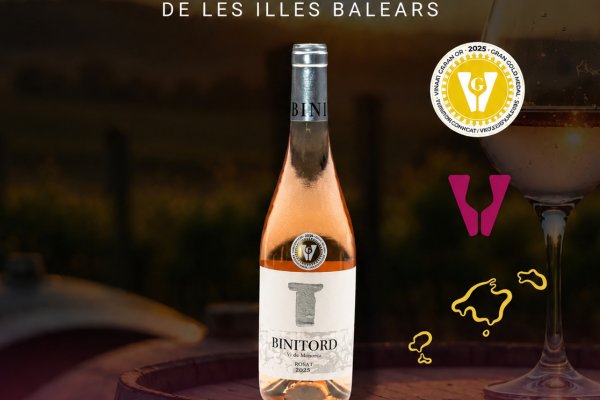 Binitord, two medals to taste Menorca in a glass