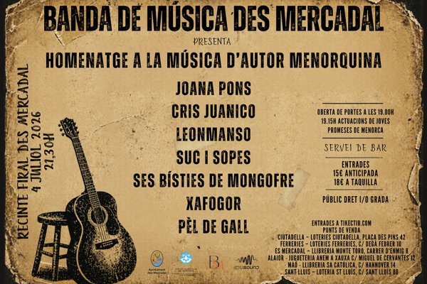 Discover Menorca through its singer-songwriters after a memorable local dinner