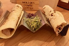 Tacos de porcella des Molí des Comte