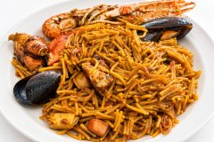 Seafood Fideuà at Es Garbell