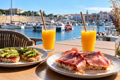 Berenar a Es Nàutic amb les millors vistes al port de Ciutadella
