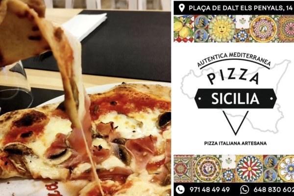 Pizza Sicilia mantiene abierta su propuesta de pizza artesana de martes a domingo