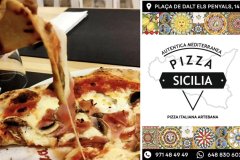 Pizza Sicilia manté oberta la seva proposta de pizza artesana de dimarts a diumenge