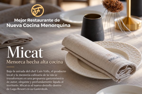 Micat highlights its Foodies on Menorca Award on social media