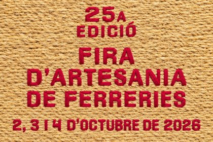 La Fira d’Artesania de Ferreries celebra 25 anys amb oficis, producte local i cuina en directe