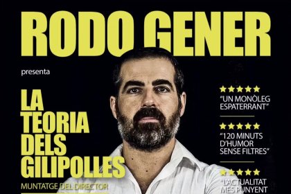 Rodo Gener du «La teoria dels gilipolles» al Teatre del Casino de Ciutadella