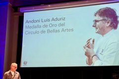 Andoni Luis Aduriz, primer cuiner que rep la Medalla d’Or del Círculo de Bellas Artes