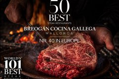 Breogán Cocina Gallega entre els 50 millors restaurants de carn d’Europa