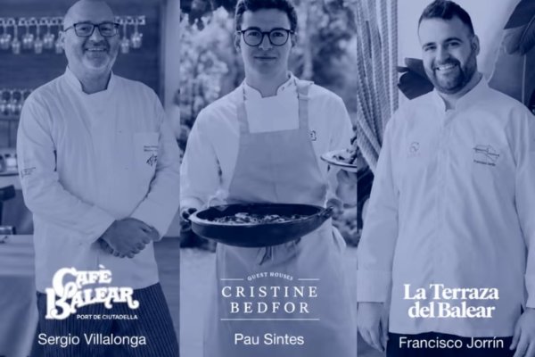 Tres cuiners uneixen talent a La Terraza del Balear amb un menú degustació «A sis mans»