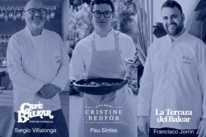 Tres cuiners uneixen talent a La Terraza del Balear amb un menú degustació «A sis mans»