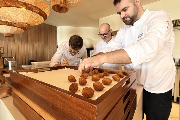 A memorable six-hands dinner at La Terraza del Balear