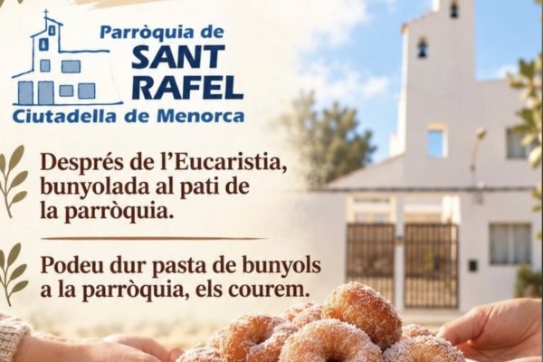 Bunyols de Tots Sants a les parròquies, una tradició dolça que perviu a Menorca